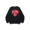 X-Large Mens College Logo Crewneck Sweatshirt -Air Jordan Shop 101223012003 BLK 1