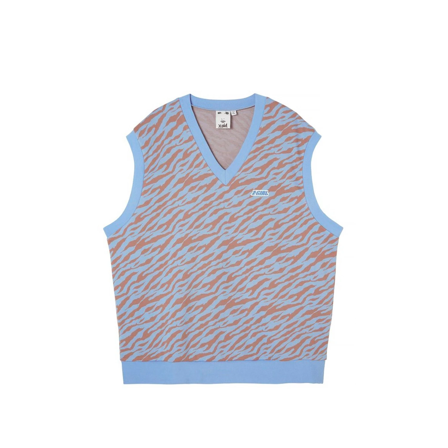 X-Girl Womens Zebra Pattern Vest 3 X-Girl Womens Zebra Pattern Vest