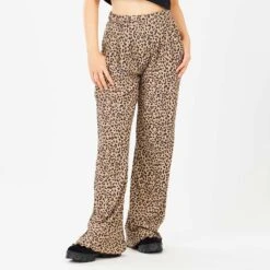 X-Girl Womens Shirred Crepe Wide Pants -Air Jordan Shop 105232031021 2