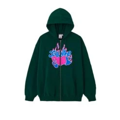 X-Girl Womens Sweat Zip Up Hoodie