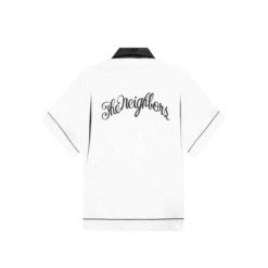 Neighborhood Mens Bowling Shirt -Air Jordan Shop 231SPNH SHM04 WHT 2
