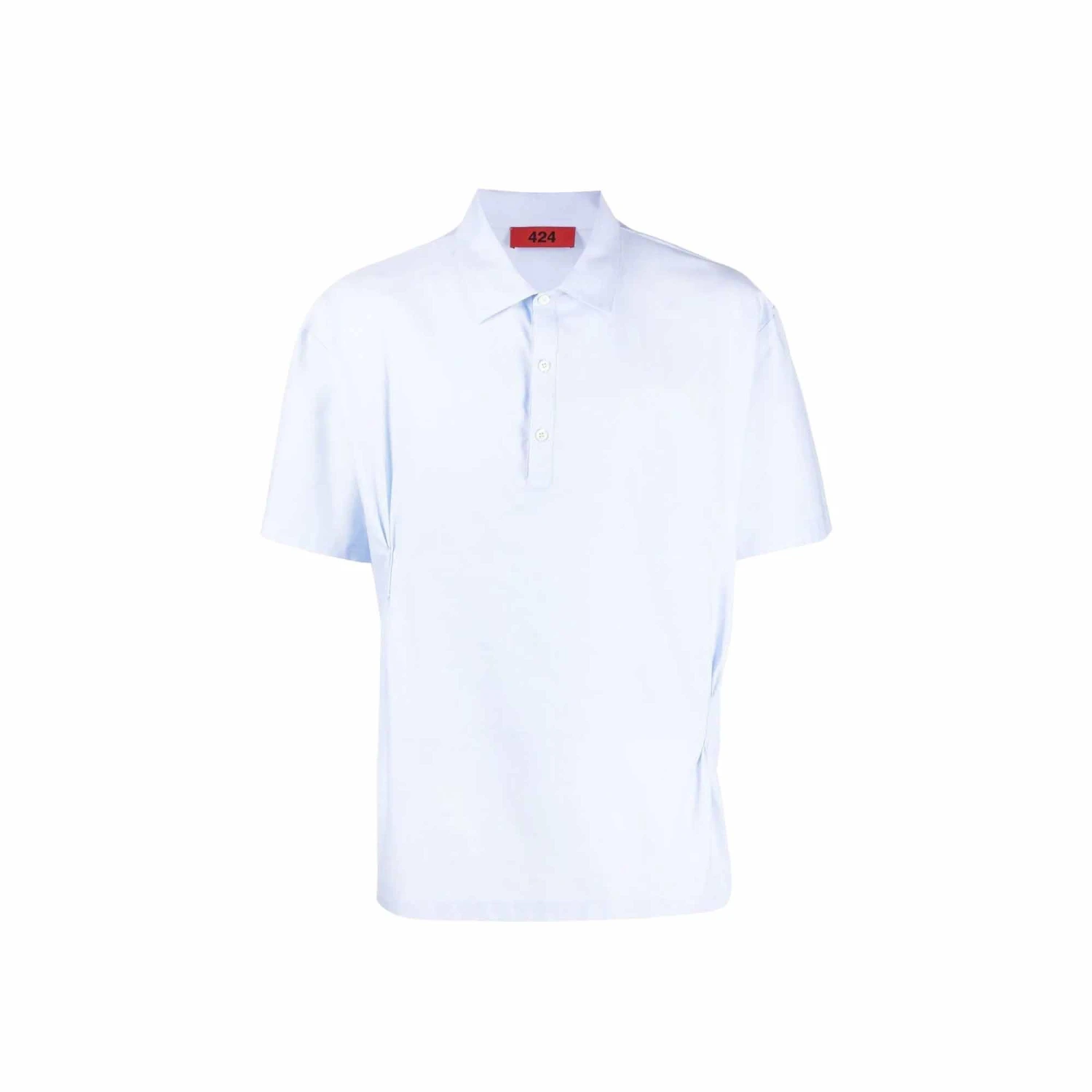 424 Mens Button Up Polo Shirt 3 424 Mens Button Up Polo Shirt