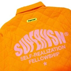 Supervsn Mens Manifest Quilted Over Shirt -Air Jordan Shop 35 SP23207ORNG 3 3 11zon