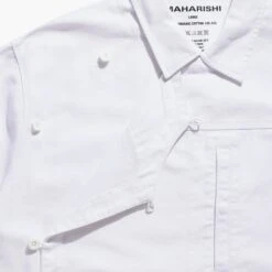 Maharishi Mens Asym Monk Shirt -Air Jordan Shop 4512 WHT 4