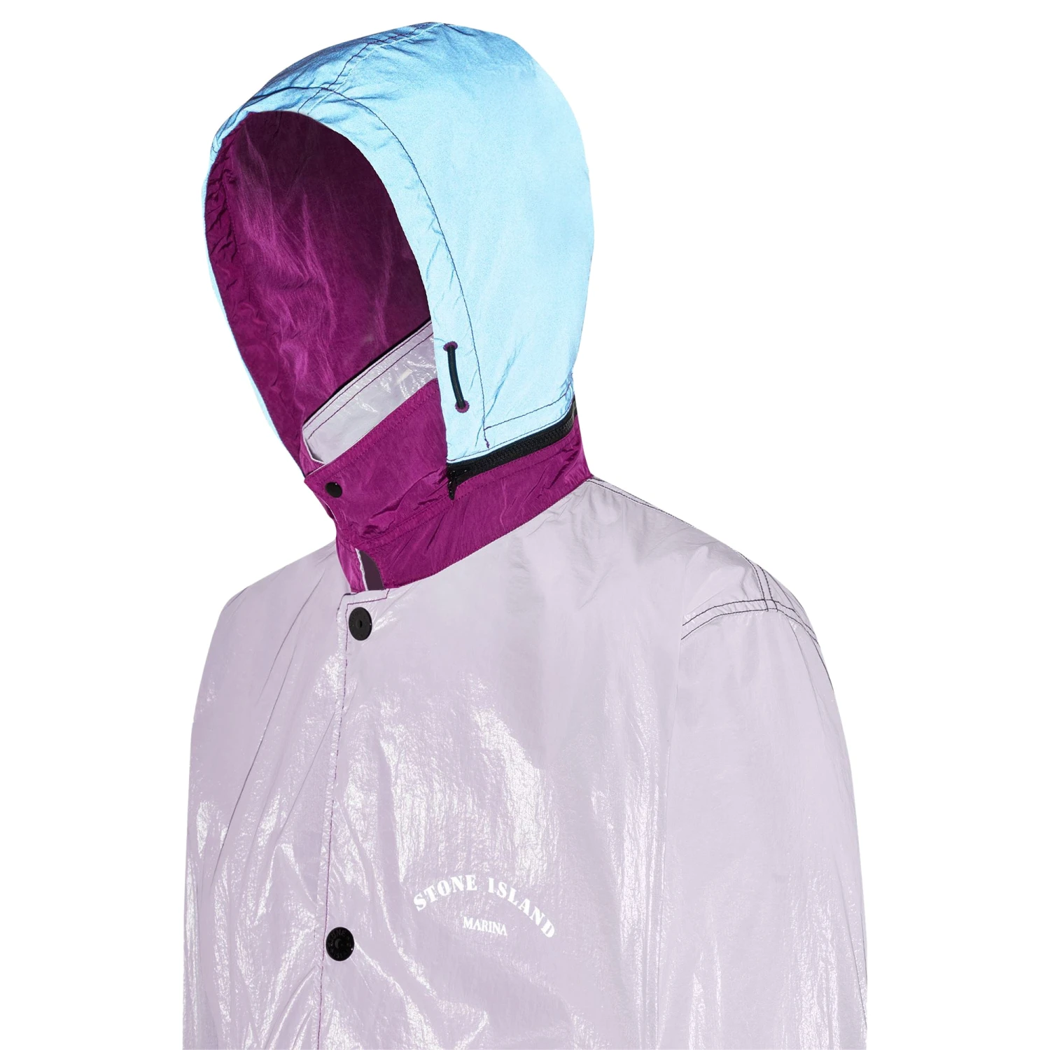 Stone Island Mens Reversible Hooded Jacket 7 Stone Island Mens Reversible Hooded Jacket - Image 5