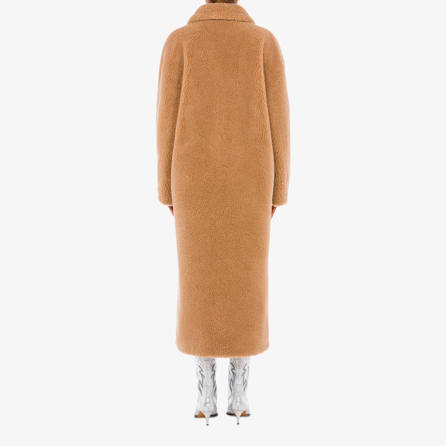 MOSCHINO MO5CH1NO JEANS Womens Long Teddy Jacket 5 MOSCHINO MO5CH1NO JEANS Womens Long Teddy Jacket - Image 3