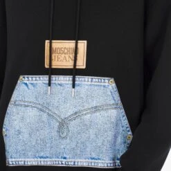 MOSCHINO MO5CH1NO JEANS Womens Fleece Hoodie -Air Jordan Shop A1722 8756 6555 4