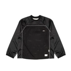 Advisory Board Crystals Mens Long Sleeve Satin Basketball Shirt