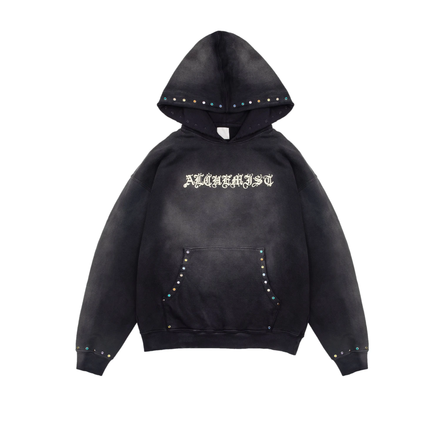 Alchemist Mens Ray Punk Hoodie - Crystals 3 Alchemist Mens Ray Punk Hoodie - Crystals