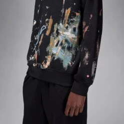 Air Jordan Mens Artist Series By Jammie Holmes Crewneck -Air Jordan Shop AURORA FB6990 010 PHSYM002 2000