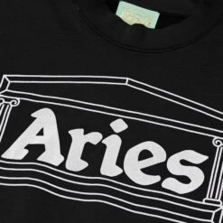 Aries Mens Column Sweatshirt -Air Jordan Shop COAR20001 BLK 3
