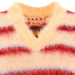 Marni Mens V-Neck Sweater Vest -Air Jordan Shop CVMG0076Q0 UFU107 RGW31 3