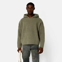 John Elliott Mens Dakota Knit Poncho -Air Jordan Shop D135P7851A 2