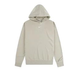 Nike Womens Sportswear Washed Fleece Hoodie 'Cream'