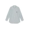Palmes Mens Deuce Oxford Shirt -Air Jordan Shop DEUCE OXFORD GREEN STRIPE3