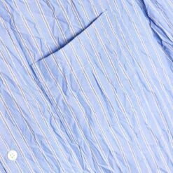 John Elliott Mens Crinkled Kimono Shirt 'Broker Stripe' -Air Jordan Shop E065F113302A 3