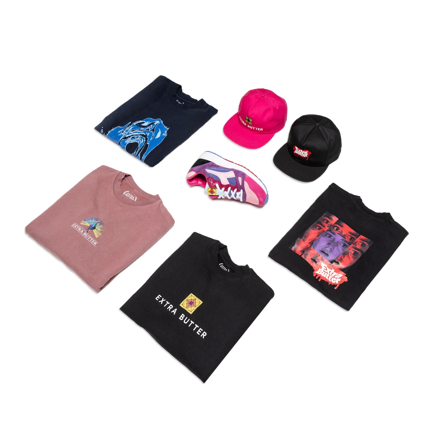 Extra Butter Giallo 2.0 Crystal Peacock Crewneck 5 Extra Butter Giallo 2.0 Crystal Peacock Crewneck - Image 3