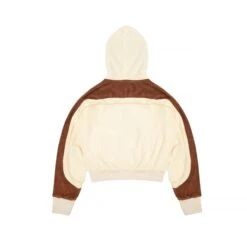 Extra Butter Womens Cropped Zip Up Hoodie -Air Jordan Shop EB SU23WZIP1 CRM 2