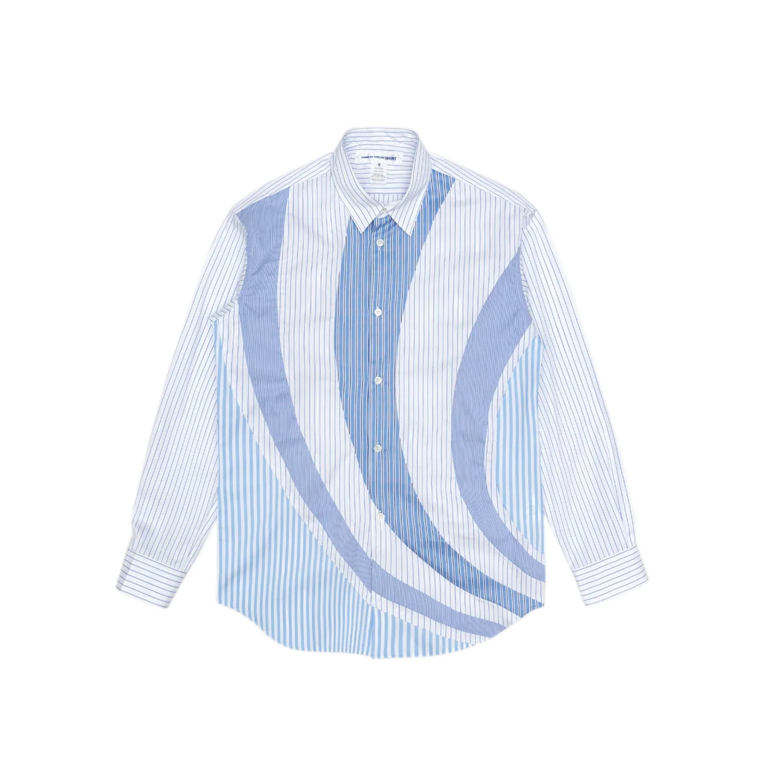 Comme Des Garcons Shirt Mens Cotton Poplin Stripe Shirt 3 Comme Des Garcons Shirt Mens Cotton Poplin Stripe Shirt
