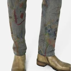 John Elliott Mens The Daze Black Scribble Pants 9 John Elliott Mens The Daze Black Scribble Pants -Air Jordan Shop G422E691081L 4