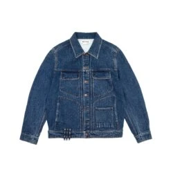Dhruv Kapoor Mens Embroidered Denim Jacket