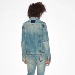 Ksubi Mens Classic Throw Bak Jacket -Air Jordan Shop MPS24JK004 DENIM 3