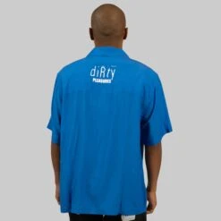 Pleasures X Sonic Youth Mens Alien Camp Collar Shirt -Air Jordan Shop P23SY010 BLUE 3