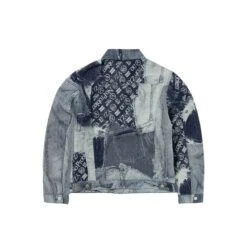 Aries Mens Patchwork Jacquard Trucker Jacket -Air Jordan Shop RUAR70000 IND 3