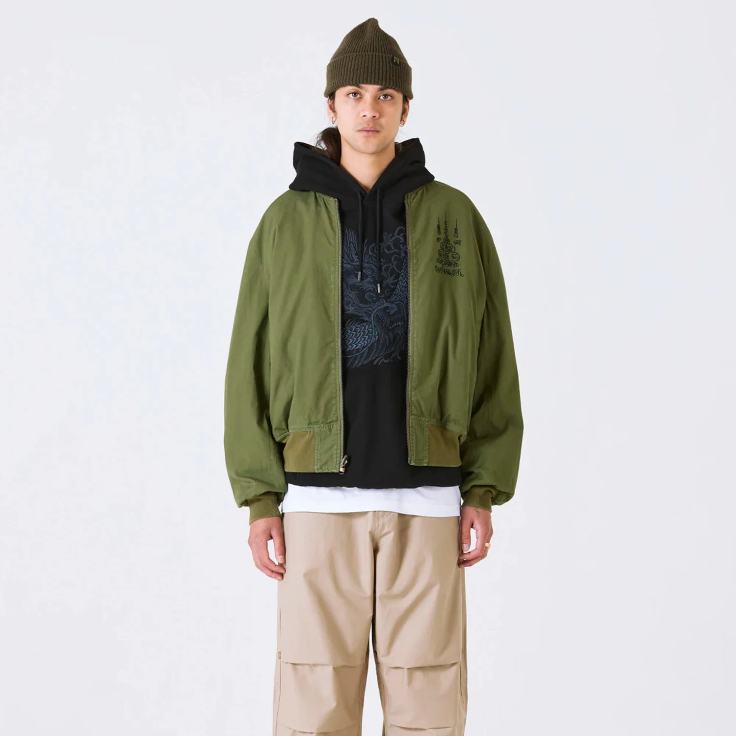 Maharishi Mens Camo Reversible Flight Jacket 5 Maharishi Mens Camo Reversible Flight Jacket - Image 3