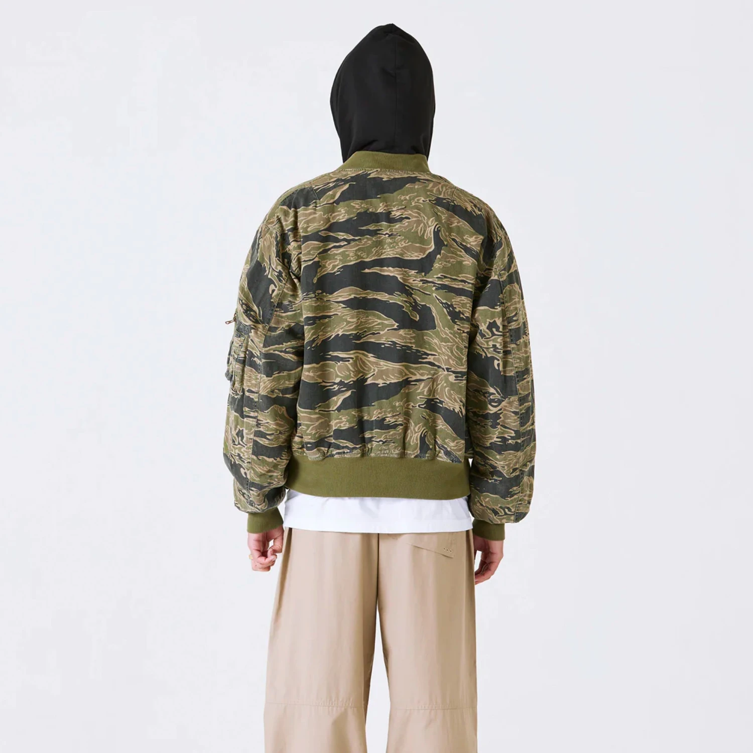 Maharishi Mens Camo Reversible Flight Jacket 6 Maharishi Mens Camo Reversible Flight Jacket - Image 4