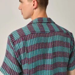 Corridor Mens Acid Plaid SS Shirt -Air Jordan Shop SS0105 MUL 3