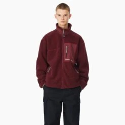 Thisisneverthat Mens SP Sherpa Fleece Jacket -Air Jordan Shop TN223BOWHS01 RED 3