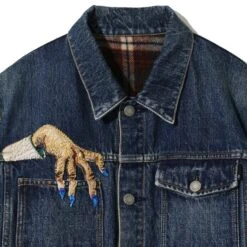 Undercover Mens Denim Jacket -Air Jordan Shop UC2C4212 IND 3